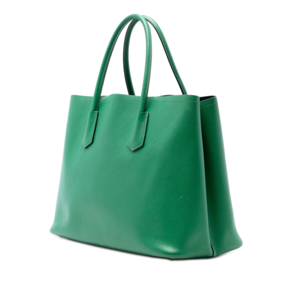 Pre-Loved Prada Medium Saffiano Cuir Double Satchel - Picture 2 of 6